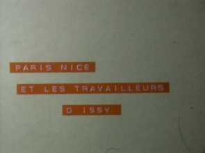 PARIS - NICE ET LES TRAVAILLEURS D'ISSY